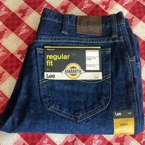 Men’s Prewashed Lee Jeans,  NWT